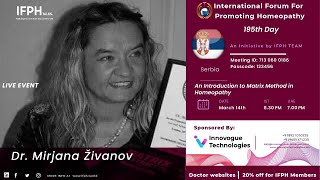 Dr. Mirjana Zivanov IFPH TALKS 195th Day