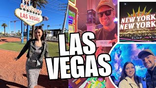 LAS VEGAS 🎰 | Our First Time! | Travel Day Vlog | New York New York | Wicked Spoon | The Sphere