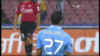 Napoli VS Livorno 3-1 - Traversa Fabio Quagliarella