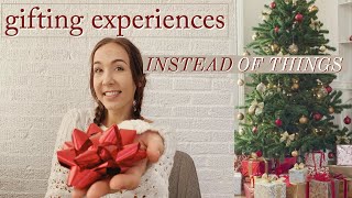 Christmas Gift Guide for People Who Don’t Want Stuff | Experience-based gift ideas!