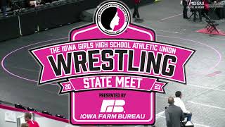 2023 IGHSAU Girls State Wrestling Meet: Session 3 Mats 1-3