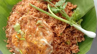 ข้าวผัดน้ำพริกนรกปลาสลิด|แซมพ่อบ้านอินดี้[ชวนทำพาแช่บ🤤]