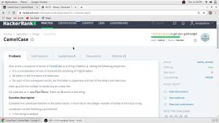 Camel Case Hacker Rank Solution in C Programming