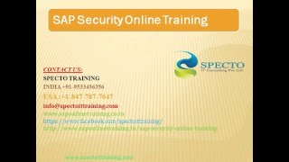 Sap security online training in hyderabad| online training on sap security in hyderabad