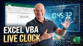 Live Clock in Excel? Here's How to Build All 3 Versions