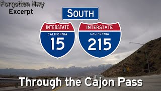 Excerpt: I-15, I-215 South - Through the Snow Capped Cajon Pass, CA