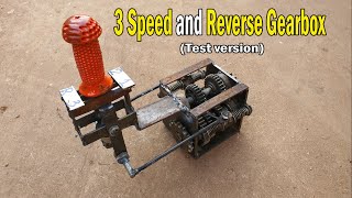 Buid a 3 Speed and Reverse Gearbox (Project for Gokart, ATV, Road Buggy...)