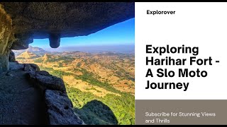 Epic Solo Ride | Harihar fort - Nashik🏍️ | Exploring Maharashtra's Hidden Treasure Alone! 🌄