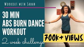 30 minutes Belly Fat Burn Bollywood Dance Workout | 2 week challenge | Workout With Sabah