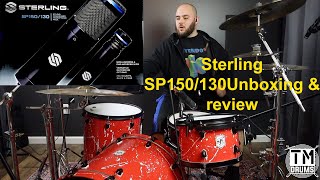 Sterling SP150/130 microphone unboxing and review (drums)