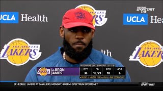 Lebron James Post Game Interview After Becoming 2nd On All Time NBA Scoring List 🔥
