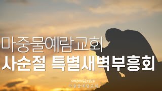 [마중물예람교회] 제19차 특별 새벽부흥회 #17 | LIVE 2023년 3월 13일 | 김진철 목사