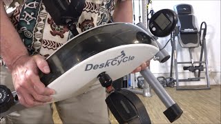 DeskCycle Under Desk Bike Pedal Exerciser - Portable Foot Exercise Cycle