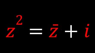 Let's Solve An Equation with z^2 and z̅  | Problem #115