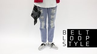 【メンズスタイリング】How to バンダナ Belt Loop Style