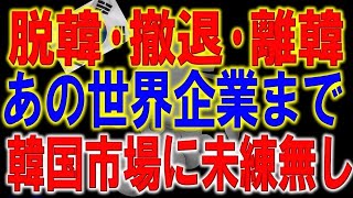 韓国の魅力を見つけるのが困難で･･･あの巨大グループまで韓国を見限った！？脱韓を選んだある世界的企業２社の動向と韓国を撤収した本当のワケ。