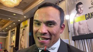 JUAN MANUEL MARQUEZ "CANELO NEEDS TO MAKE THE 3RD FIGHT WITH GENNADY GOLOVKIN. GGG..DONT LOOK GOOD"