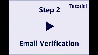 Step2 - Email Verification