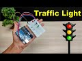 Making Traffic Light With Arduino Uno || Beginner Level ( Algorithm, Coding, Circuit diagram )