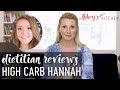 Dietitian Reviews High Carb Hannah What I Eat in a Day | Fertility, Supplements & Much More