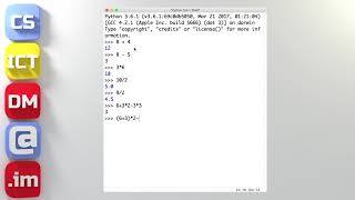 Introduction to Python #4 - Arithmetic Operators