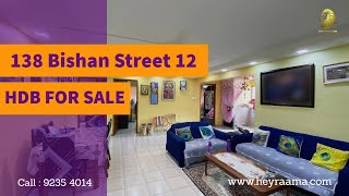 For Sale 138 Bishan Street 12 - Jumbo 5 Room Model Flat In Pristine Condition