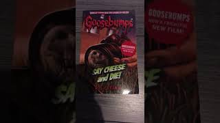 Goosebumps say cheese and die book