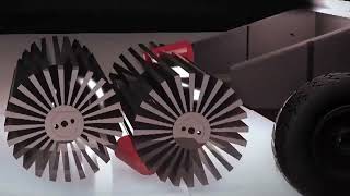 TF95-TRS Pedestrian Vacuum-Sweeper In Action