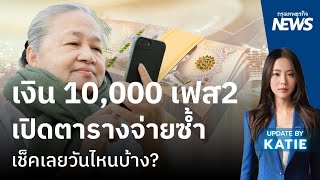 เงิน 10,000 เฟส2 เปิดตารางจ่ายซ้ำ เช็คเลยวันไหนบ้าง?  | กรุงเทพธุรกิจNEWS