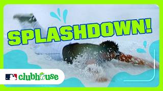 MLB's FUNNIEST Rain Delay Bloopers for Kids ⚾ 🌧️ Tarp Slides, Mascots & Soaked Fans | MLB Clubhouse