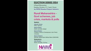 Rural Maharashtra - Government Schemes, the Job Crisis, Markets, and Polls