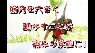 結城市　腰痛　筋肉を大きく動かすことが痛み改善に！