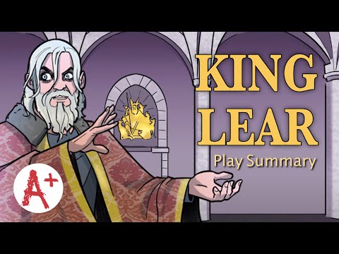 What happens to King Lear’s daughters?