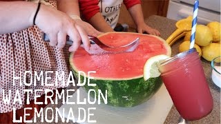 Homemade Watermelon Lemonade