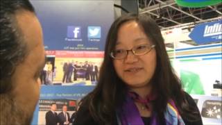 Ms Merry Wang, Vice GM, Linglong at Automechanika 2015