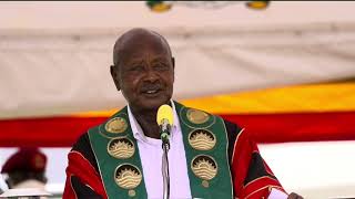 President Yoweri Museveni's speech as he returns to Makerere University.