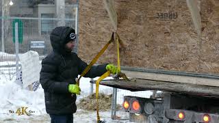 Confederation Park: Dismantle of shack built to serve food to freedom convoy 2-6-2022