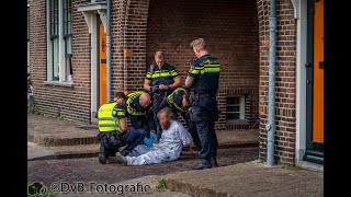 Man getaserd bij aanhouding met getrokken vuurwapens in Arnhem