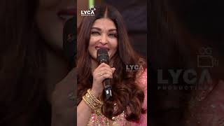 Ponniyin Selvan 2 | PS2 Audio Launch - Aishwarya Rai Speech |AR Rahman | Lyca Productions | #shorts