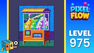 Pixel Flow Level 975 (Hard) Walkthrough Solution