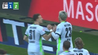 Jonas Wind Goals Double, VfL Bochum vs Wolfsburg (1-3), All Goals Results/Extended Highlights