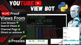 Youtube View Bot || Youtube View Software Using Python 2023