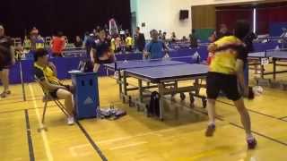 20140714 이레탁구클럽 / 복식 예선1차 / 김명진,윤철호 (Irea table tennis club / doubles pre. 3rd / Myoungjin,Cheolho)