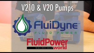 Hydraulic vane pumps from FluiDyne Fluid Power provide robust service in a compact design