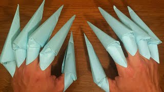 How to Make Paper Claws!