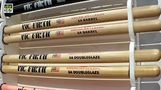Vic Firth Puregrit and Doubleglaze drumsticks explained