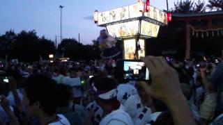 2010年鷲宮土師祭　らきすた神輿（FullHD）