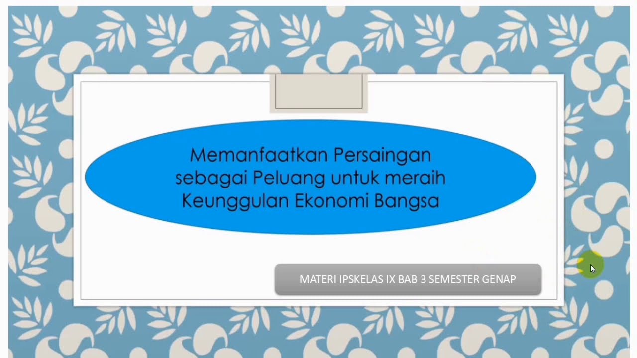 Memanfaatkan Persaingan Sebagai Peluang Untuk Meraih Keunggulan Ekonomi ...