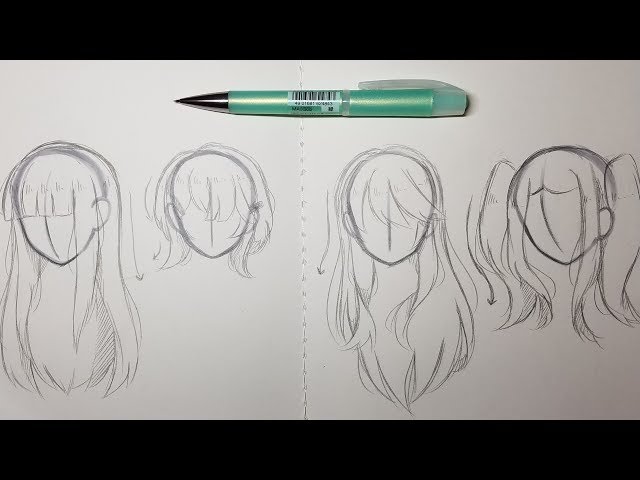 How To Draw Hair Sketchbook