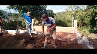 A Construção da nossa casa no sítio começou #povodaroça #vidanaroça  #sitio